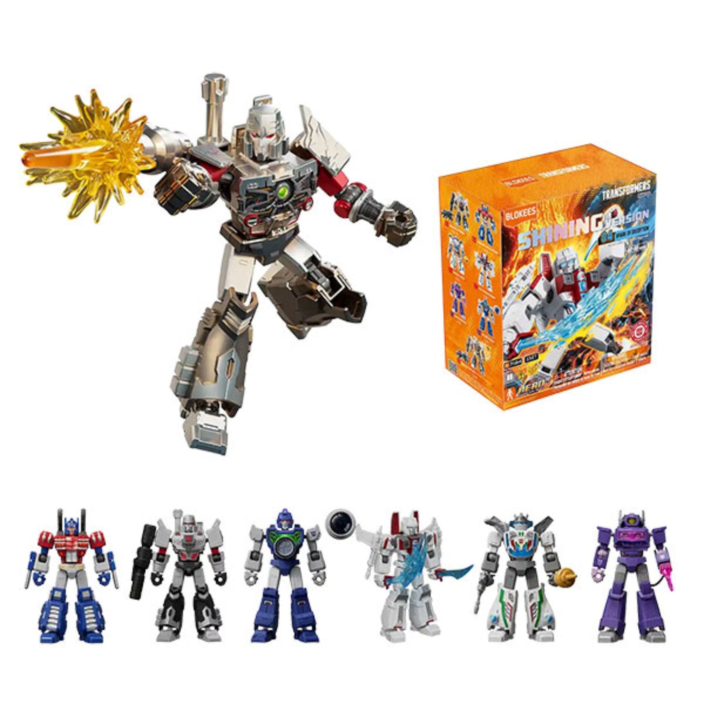 Transformers Blokees SV04 Spark of Deception 4-inch Shining Model Kit Blind Box