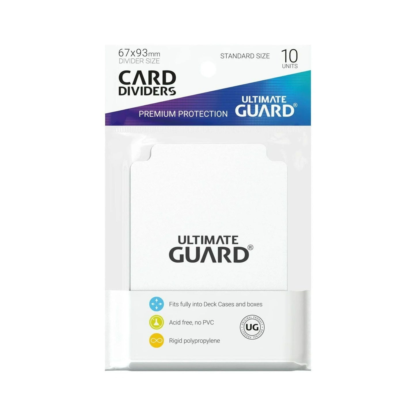 Ultimate Guard Card Dividers White - Trading Card Market