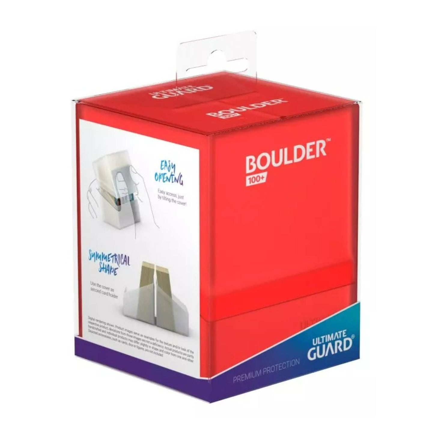 Ultimate Guard Boulder Deck Case 100+ Ruby - Trading Card Market