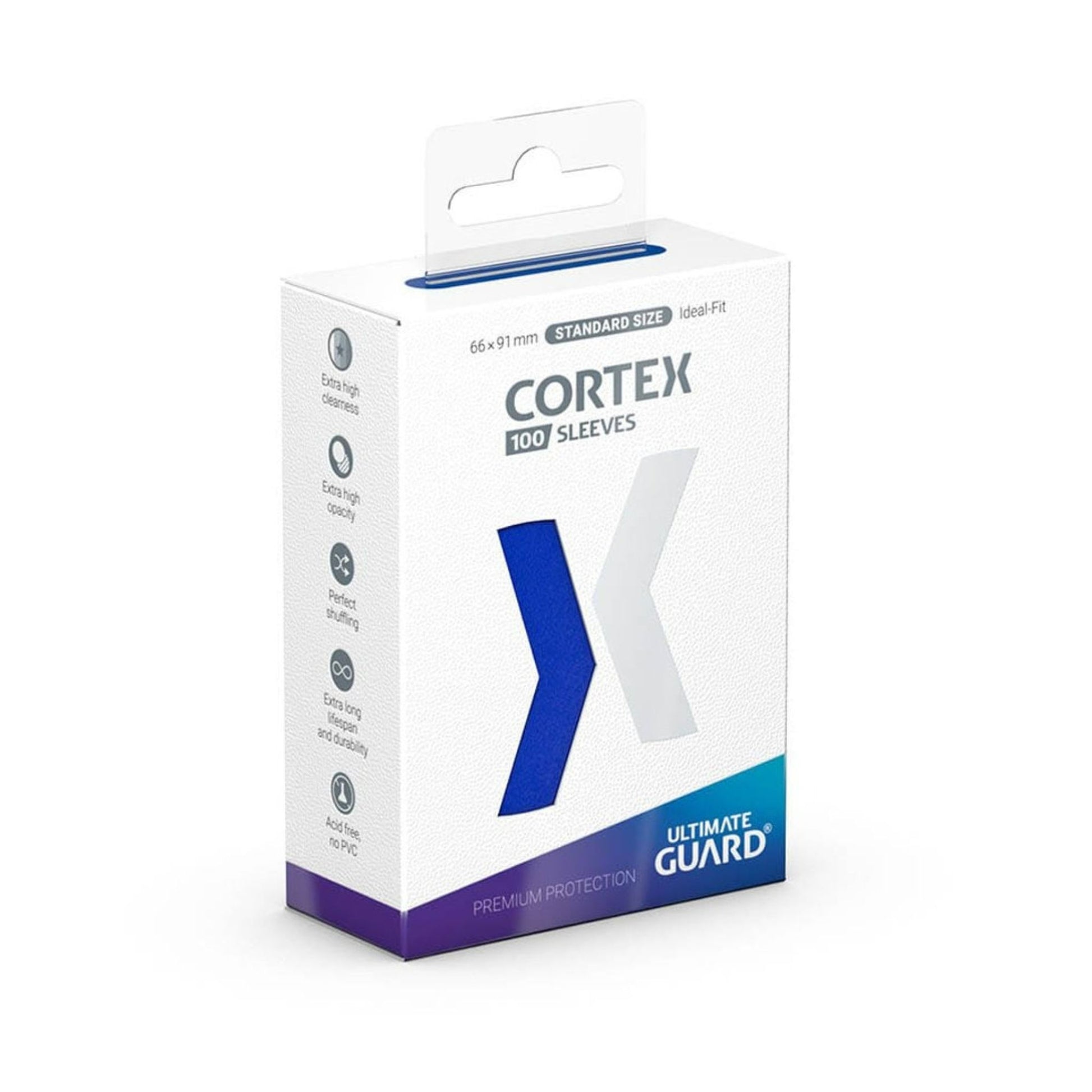 Ultimate Guard Cortex Standard Size Blue Matte - Trading Card Market