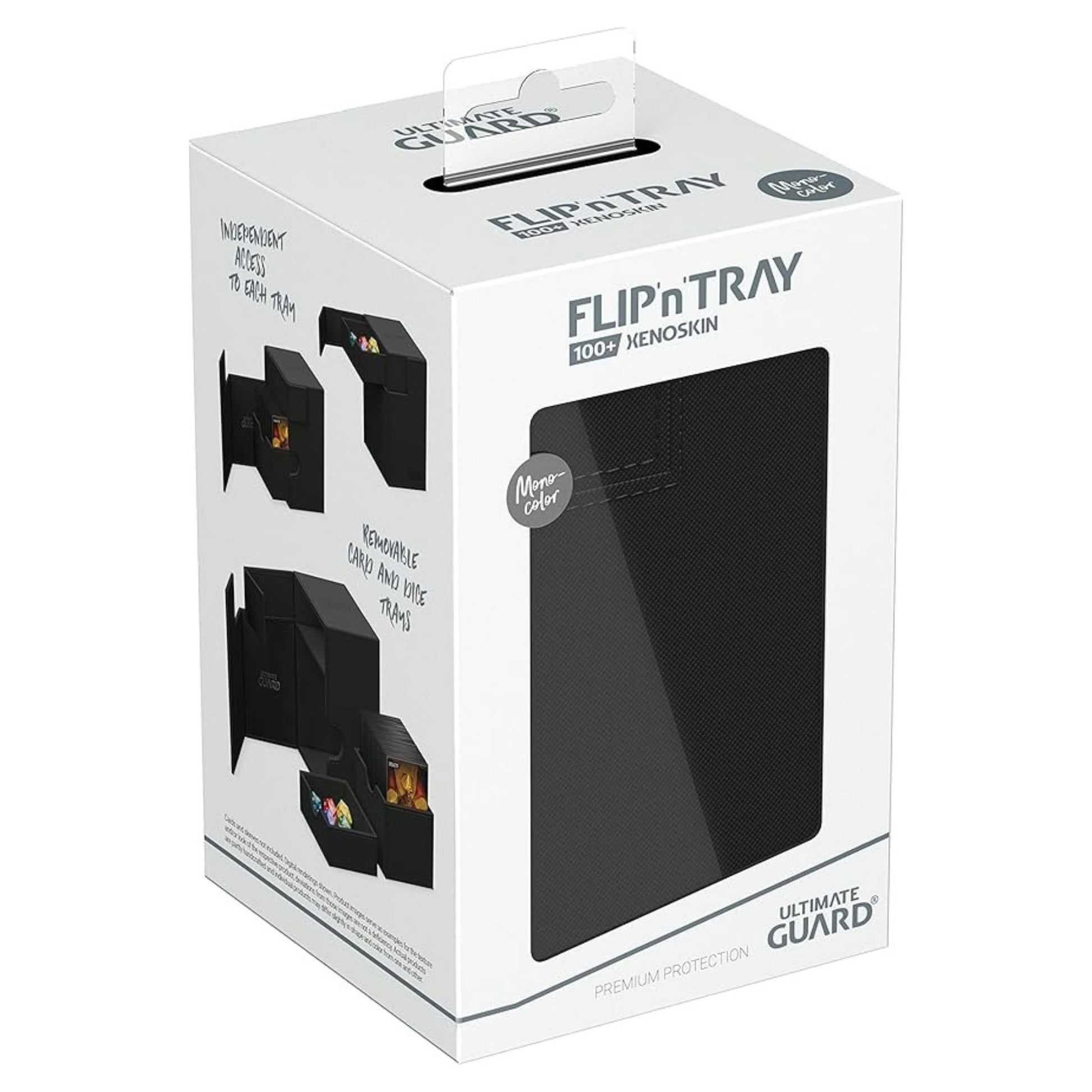 Ultimate Guard Flip n Tray 100+ Monocolor Black - Trading Card Market