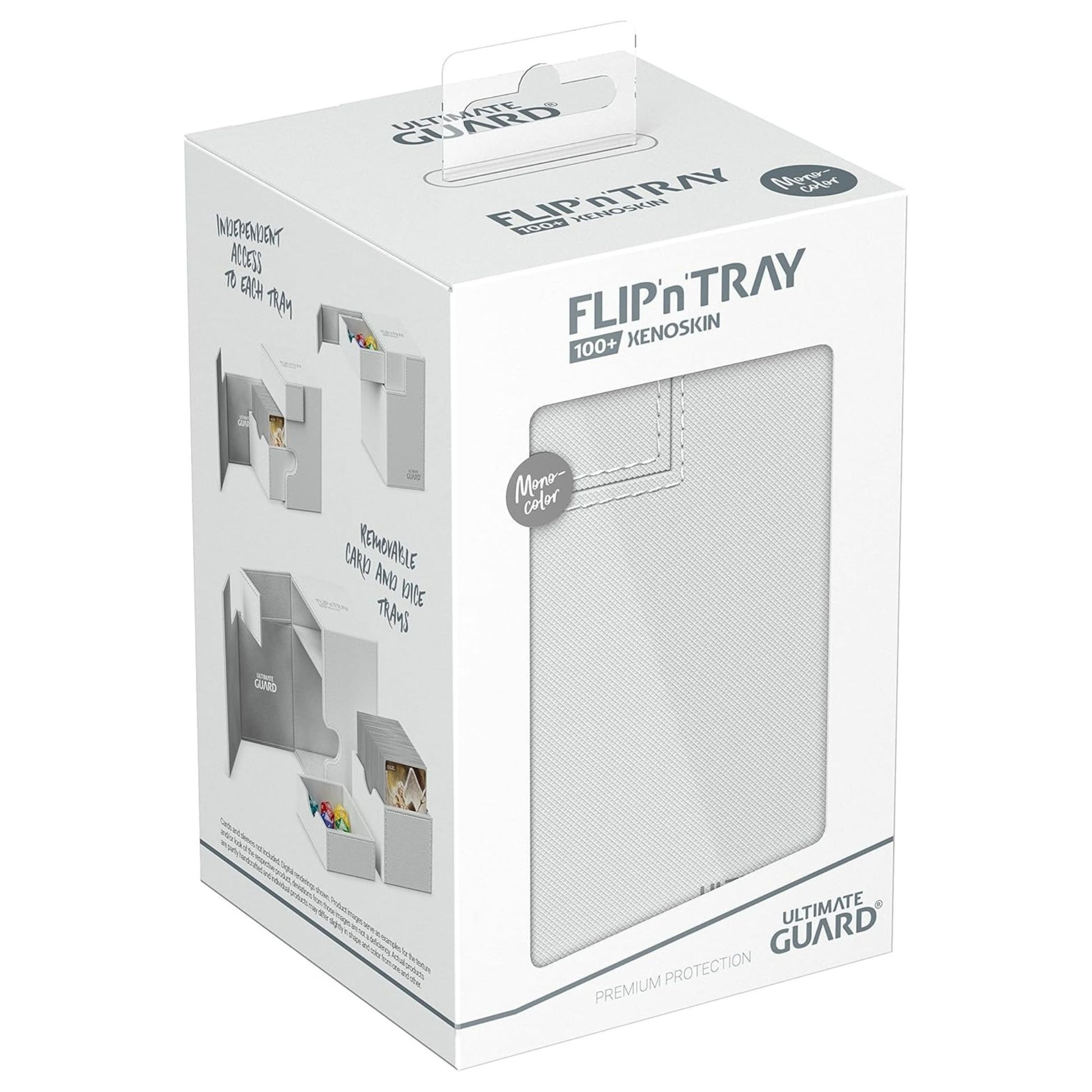 Ultimate Guard Flip n Tray 100+ Monocolor White - Trading Card Market