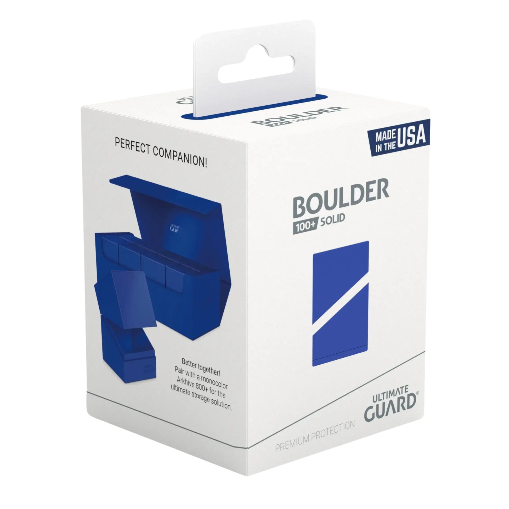 Ultimate Guard Boulder Solid 100+ Blue - Trading Card Market