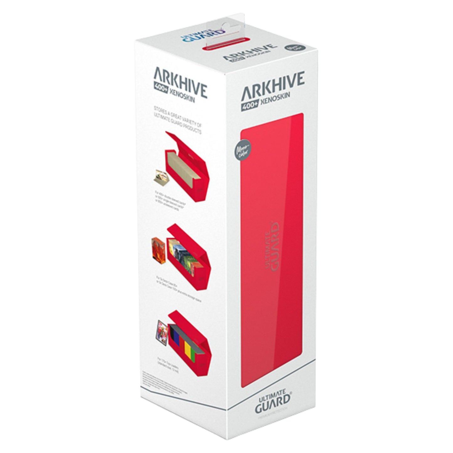Ultimate Guard Arkhive 400+ Monocolor Red - Trading Card Market