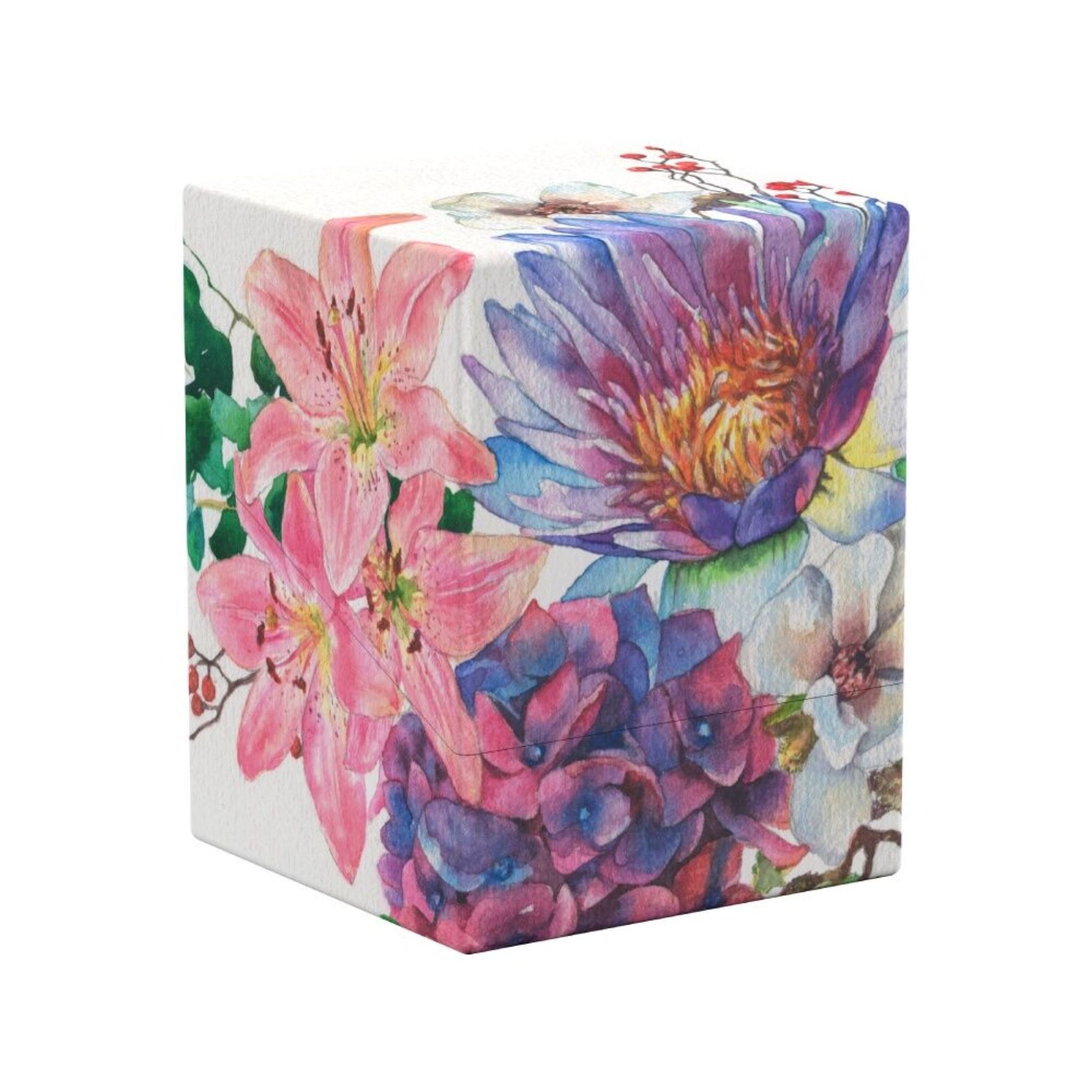 Ultimate Guard Boulder 100+ Coral Places Lotus Bloom Deck Case - Trading Card Market