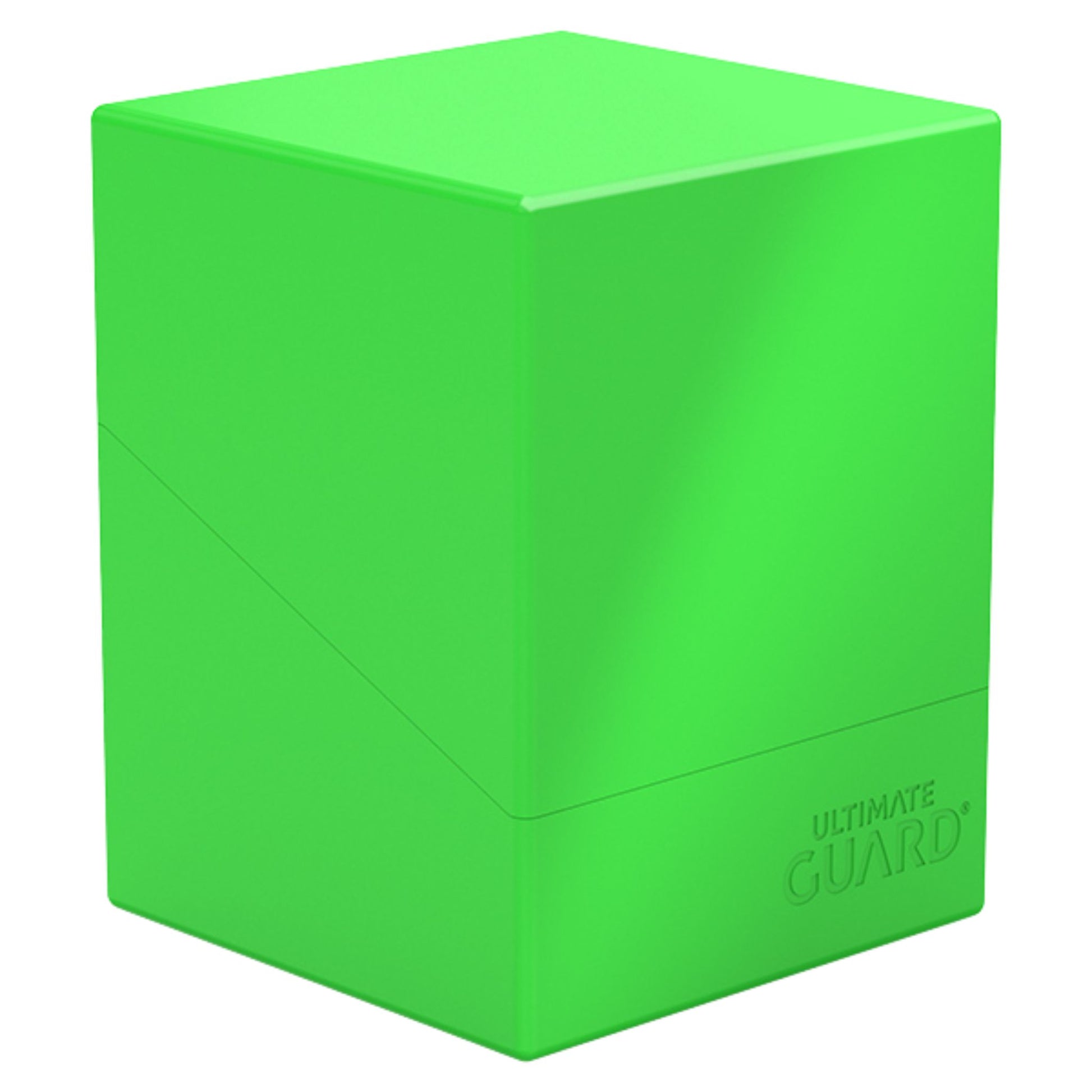 Ultimate Guard Boulder 100+ Standard Size Neon Green Deck Case - Trading Card Market