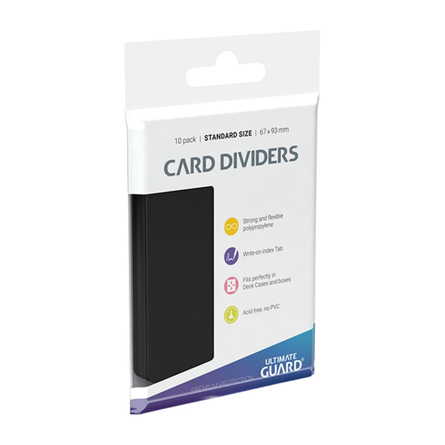 Ultimate Guard Card Dividers Black - Trading Card Market