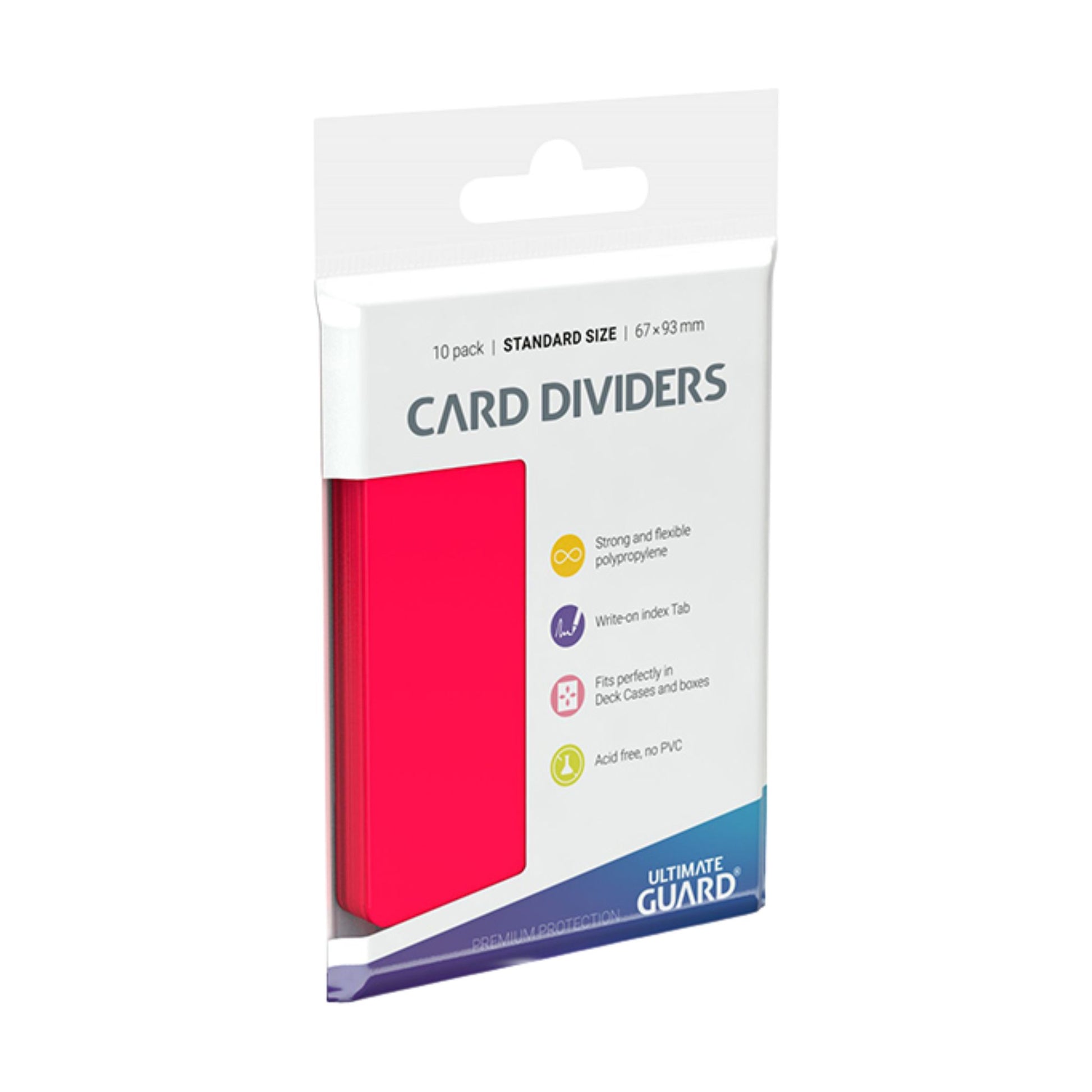 Ultimate Guard Card Dividers Red - Trading Card Market