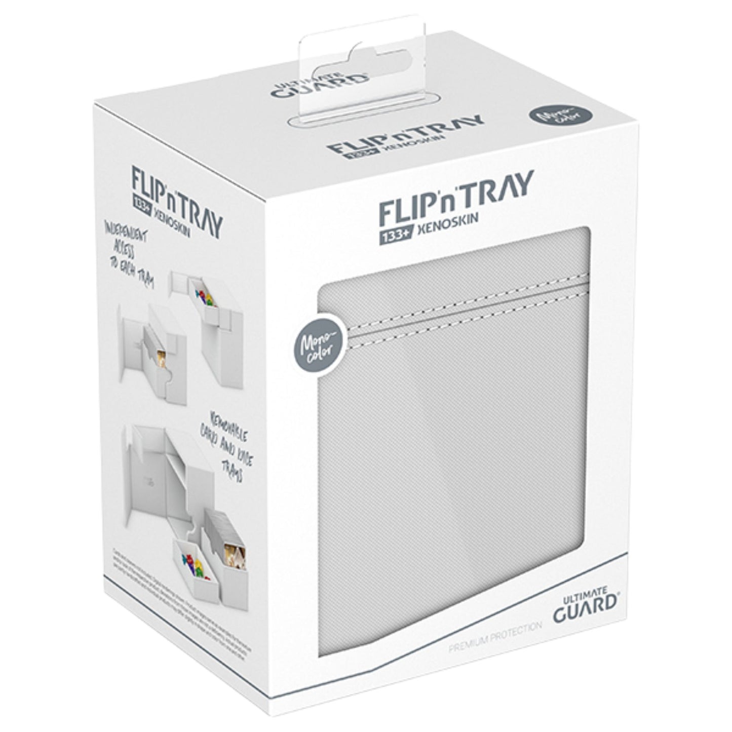 Ultimate Guard Flip n Tray Deck Case Mono 133+ White - Trading Card Market