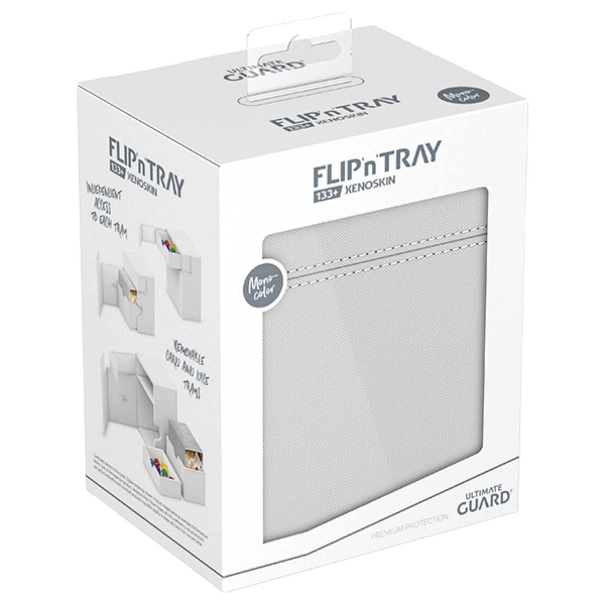 Ultimate Guard Flip n Tray Deck Case Mono 133+ White - Trading Card Market