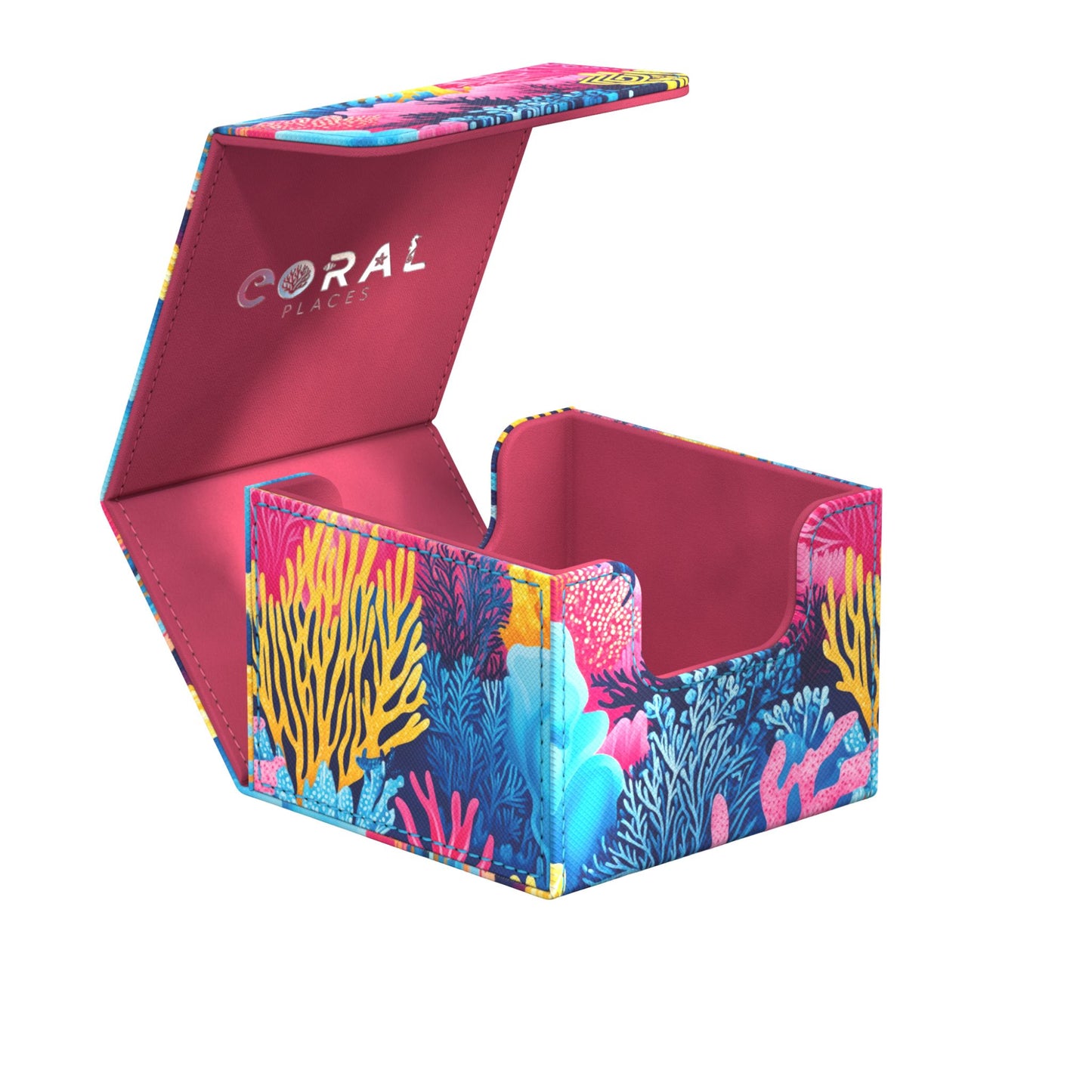 Ultimate Guard Sidewinder 133+ Standard Coral Places Coral Garden Deck Case - Trading Card Market