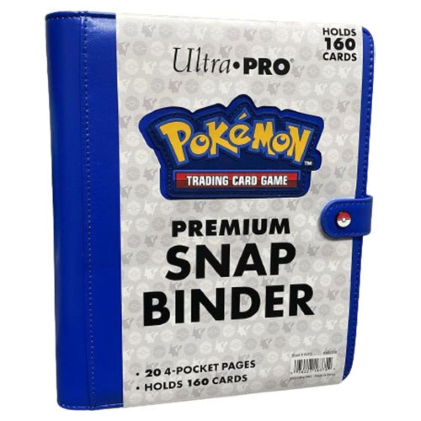 Ultra Pro 4 Pocket Pokemon Premium Snap Blue Card Binder