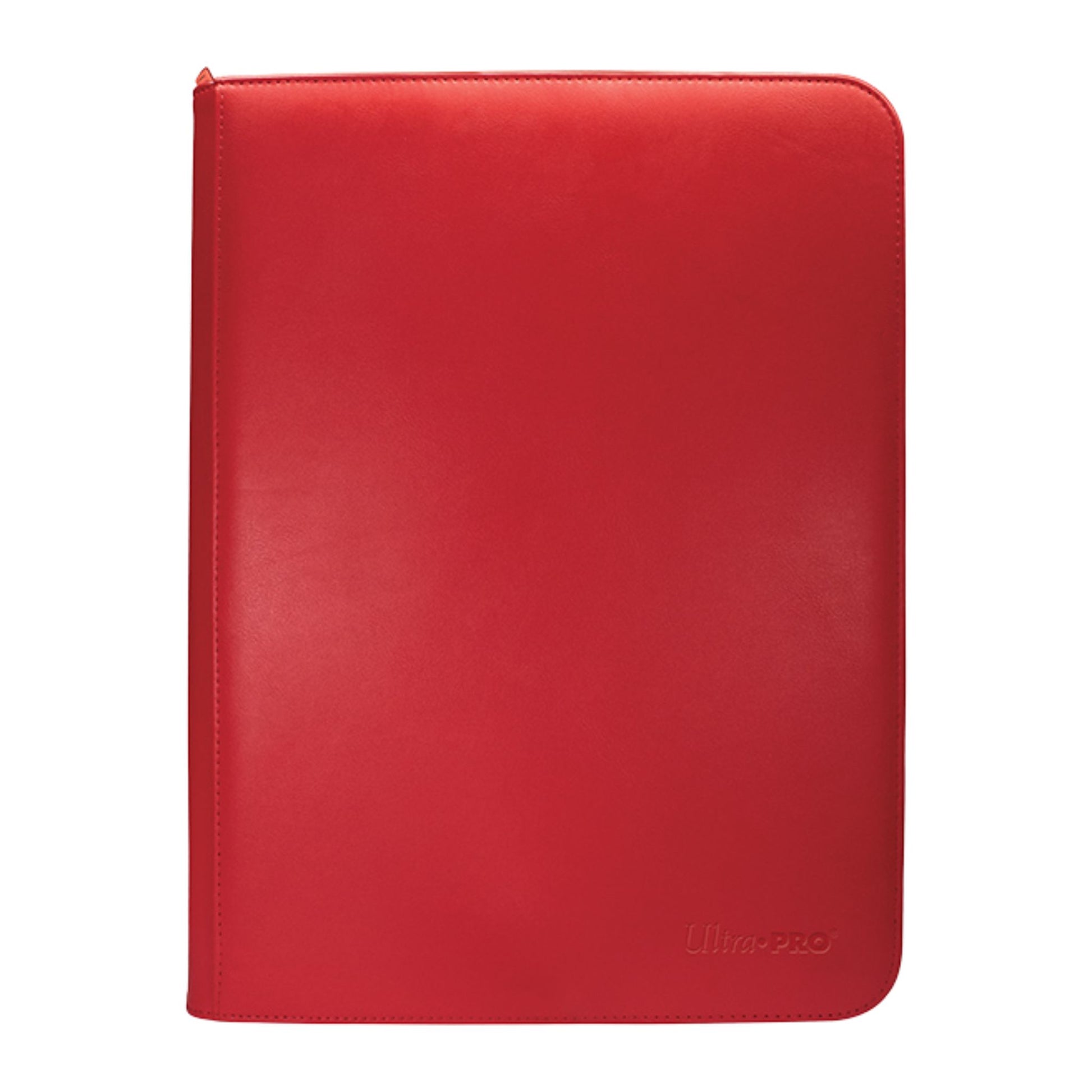 Ultra Pro 9 - Pocket Zippered Vivid Red - Trading Card Market
