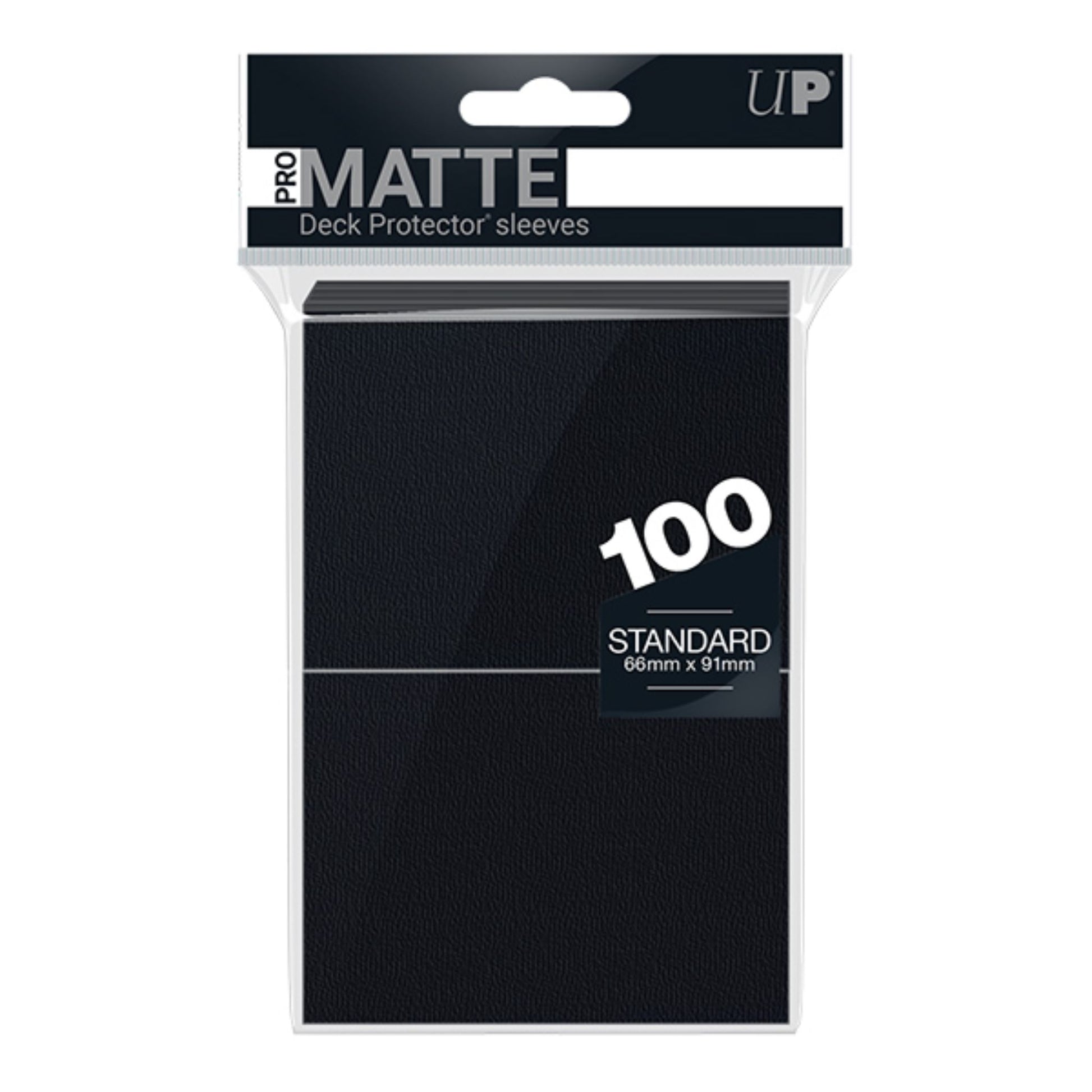 Ultra Pro Matte Solid Black Deck Protectors - Trading Card Market