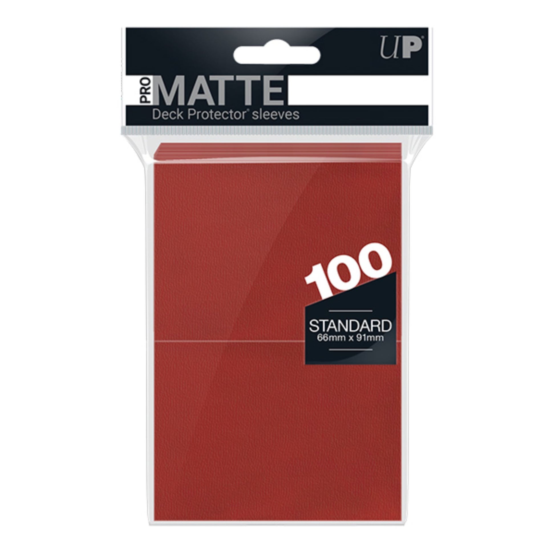 Ultra Pro Matte Solid Red Deck Protectors - Trading Card Market