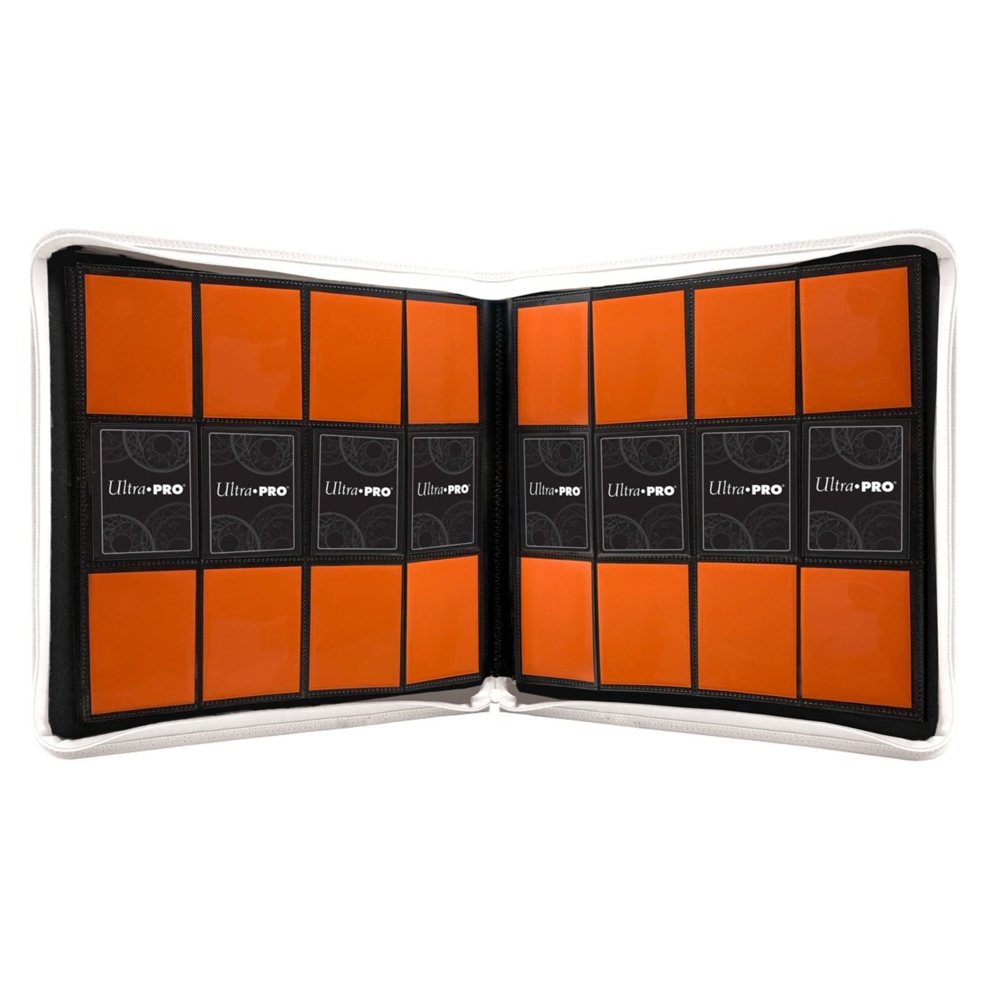 Ultra Pro PRO Binder 12 - Pocket Zippered Vivid White - Trading Card Market