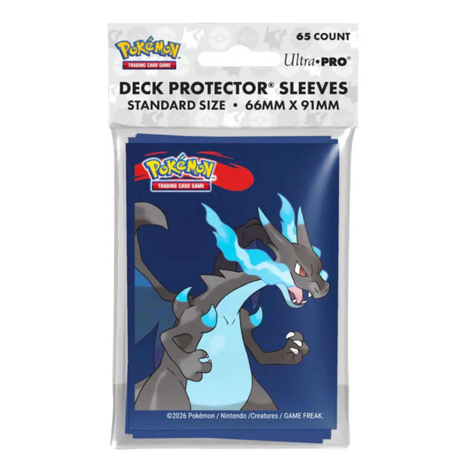 Ultra Pro Pokemon Mega Charizard X Deck Protector Card Sleeves - Trading Card Market