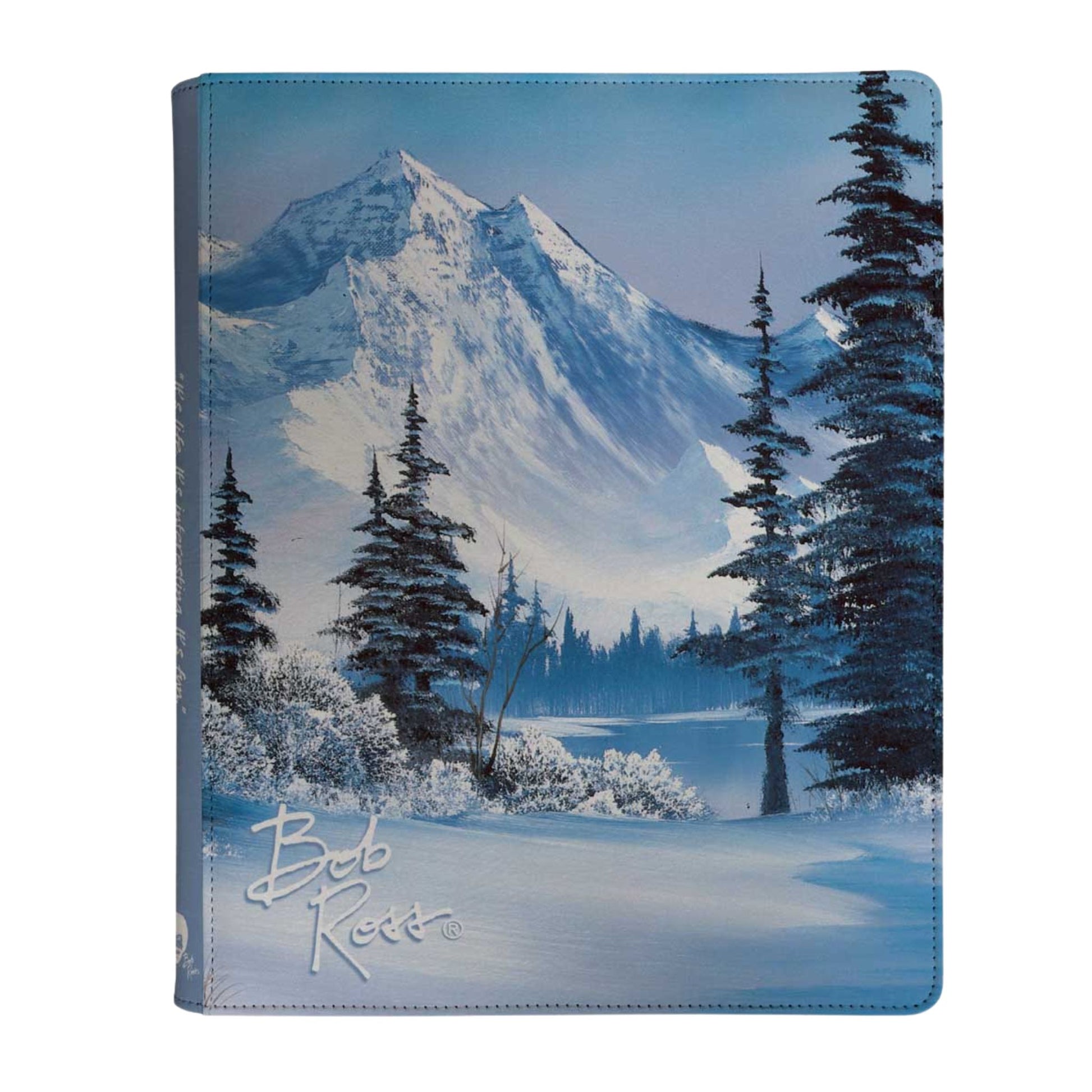 Ultra Pro Pro 9 - Pocket Zippered - Bob Ross Winter Paradise Binder - Trading Card Market