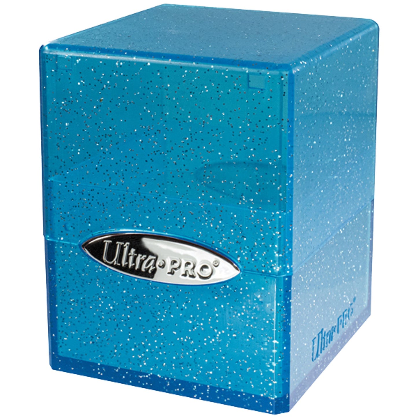 Ultra Pro Satin Cube 100+ Glitter Deckbox (Blue) - Trading Card Market