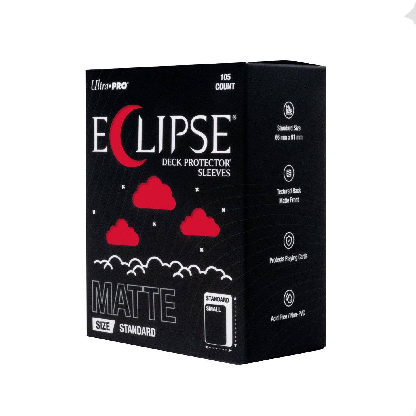 Ultra Pro Standard Eclipse Matte Apple Red Deck Protector Card Sleeves