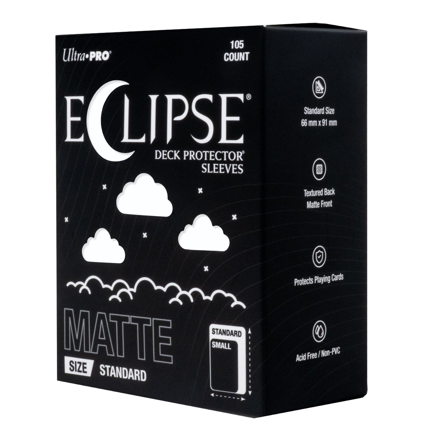 Ultra Pro Standard Eclipse Matte Arctic White Deck Protector Card Sleeves