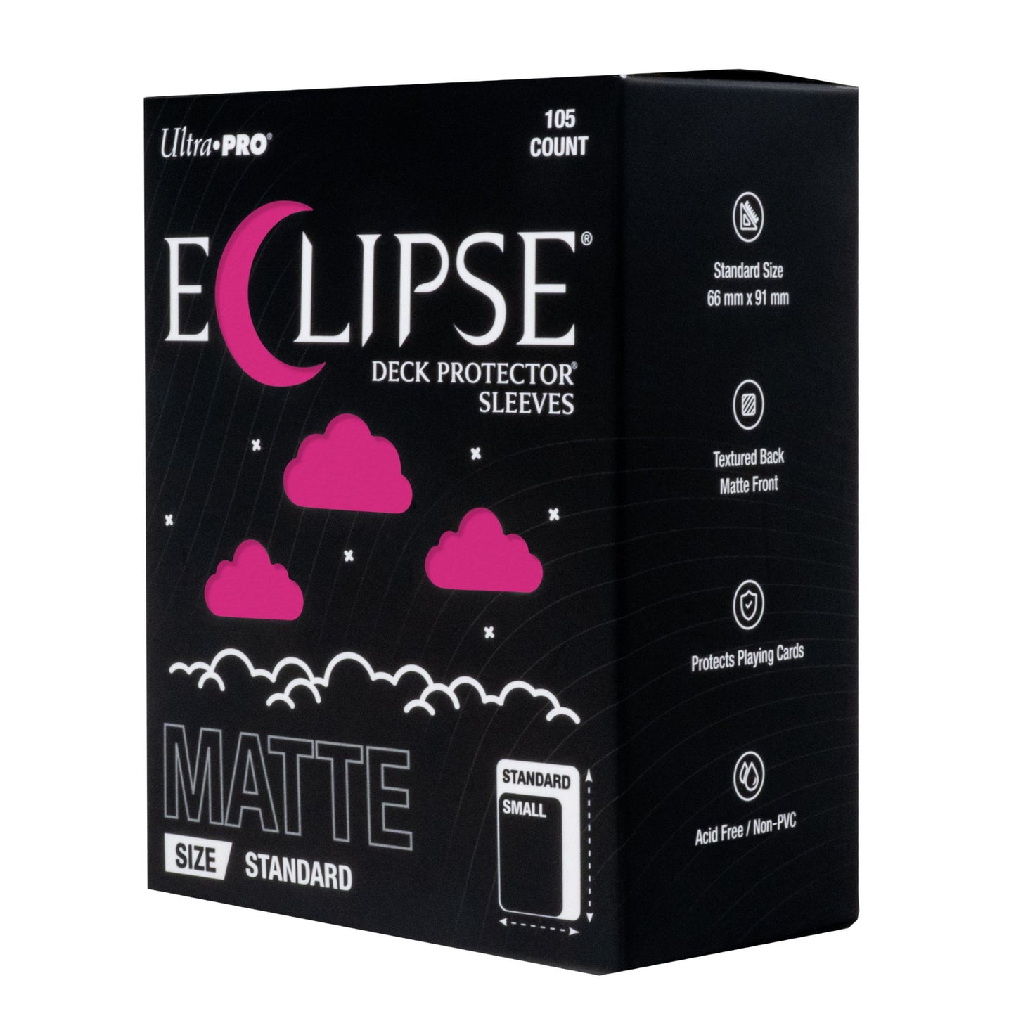 Ultra Pro Standard Eclipse Matte Hot Pink Deck Protector Card Sleeves