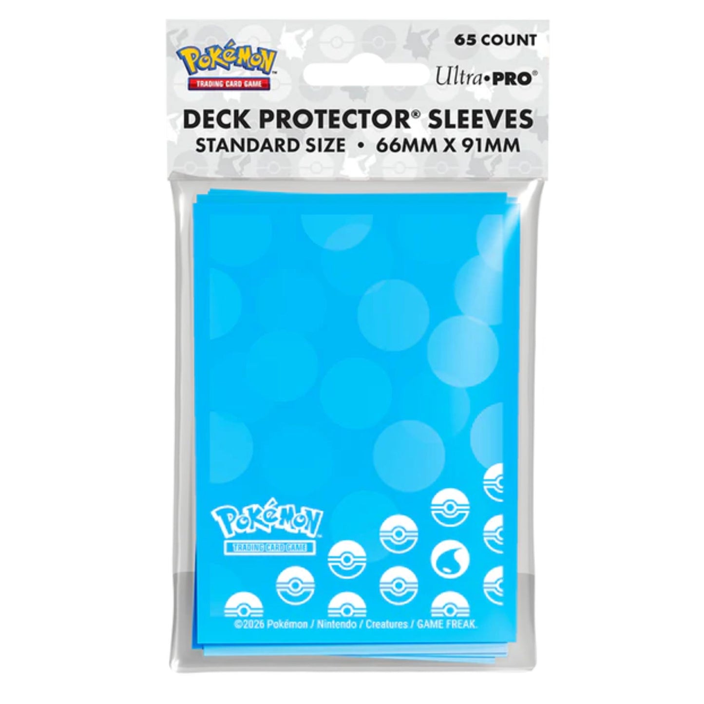 Ultra Pro Standard Pokemon Water Energy Deck Protector Card Sleeves