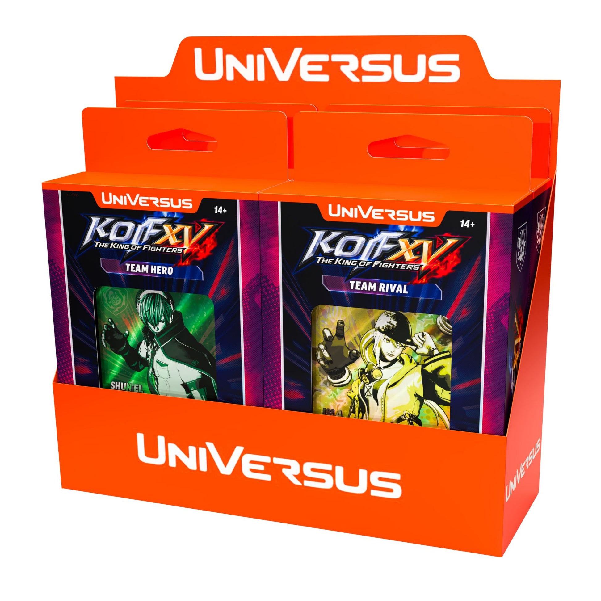 UniVersus Challenger Series The King of Fighters XV Deck Display (4 Decks) - Trading Card Market