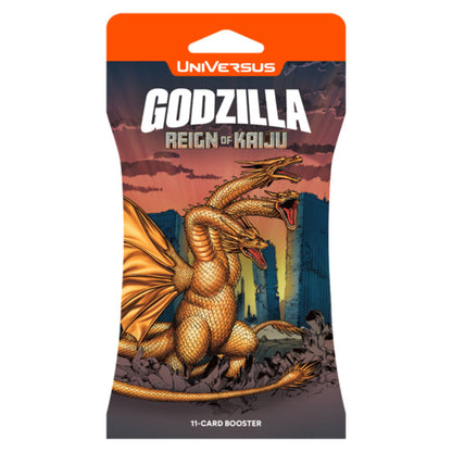 UniVersus Godzilla Reign Of Kaiju Hanging Booster Pack - Trading Card Market