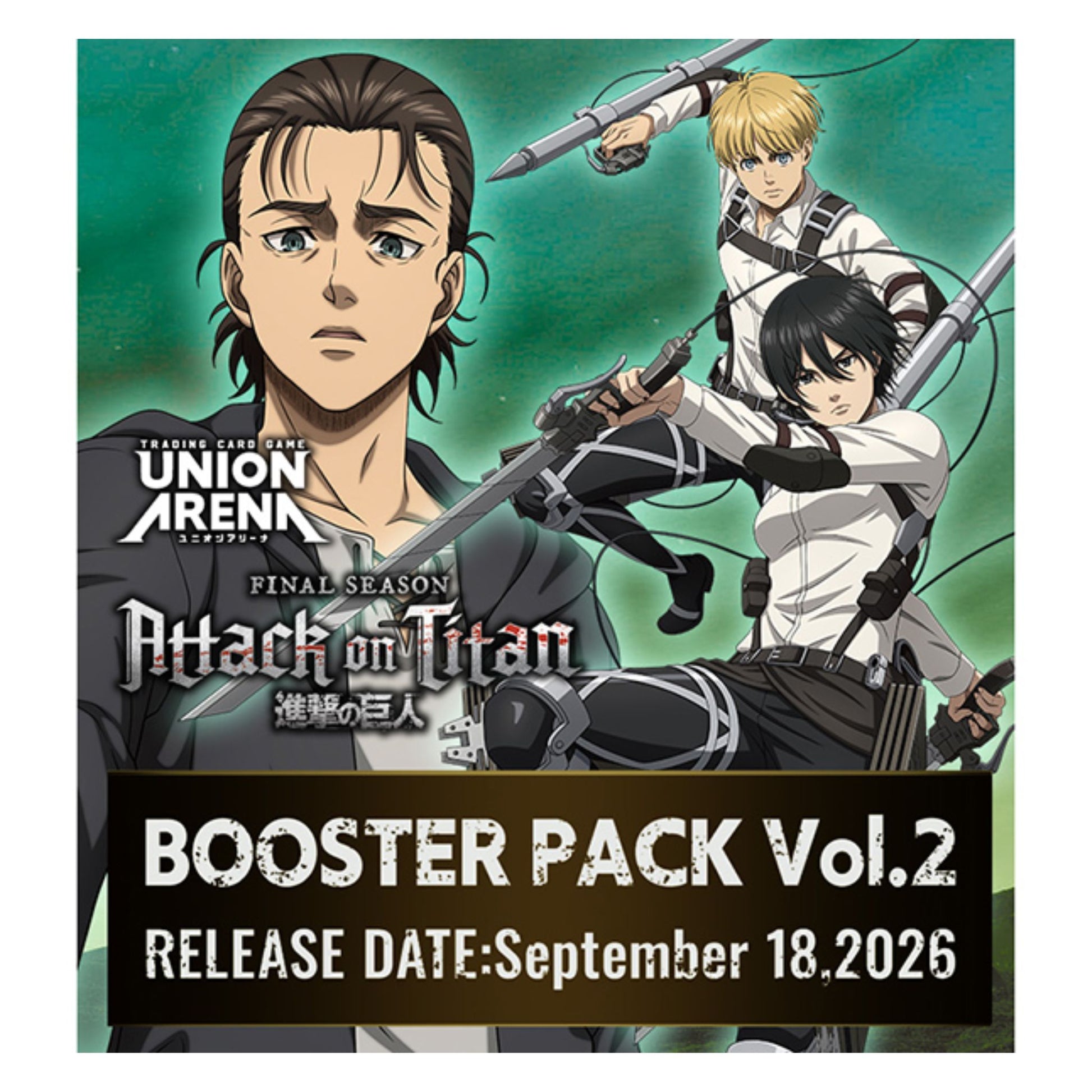 Union Arena Attack on Titan Vol.2 Booster Box (Presell) - Trading Card Market