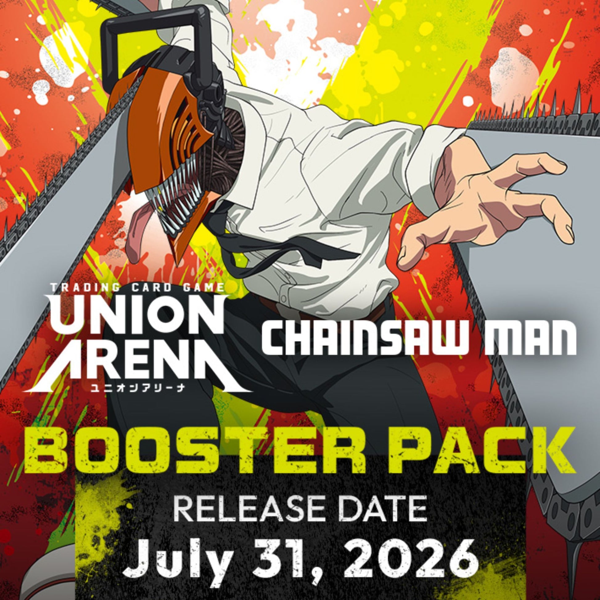 Union Arena Chainsaw Man Booster Box (Presell) - Trading Card Market