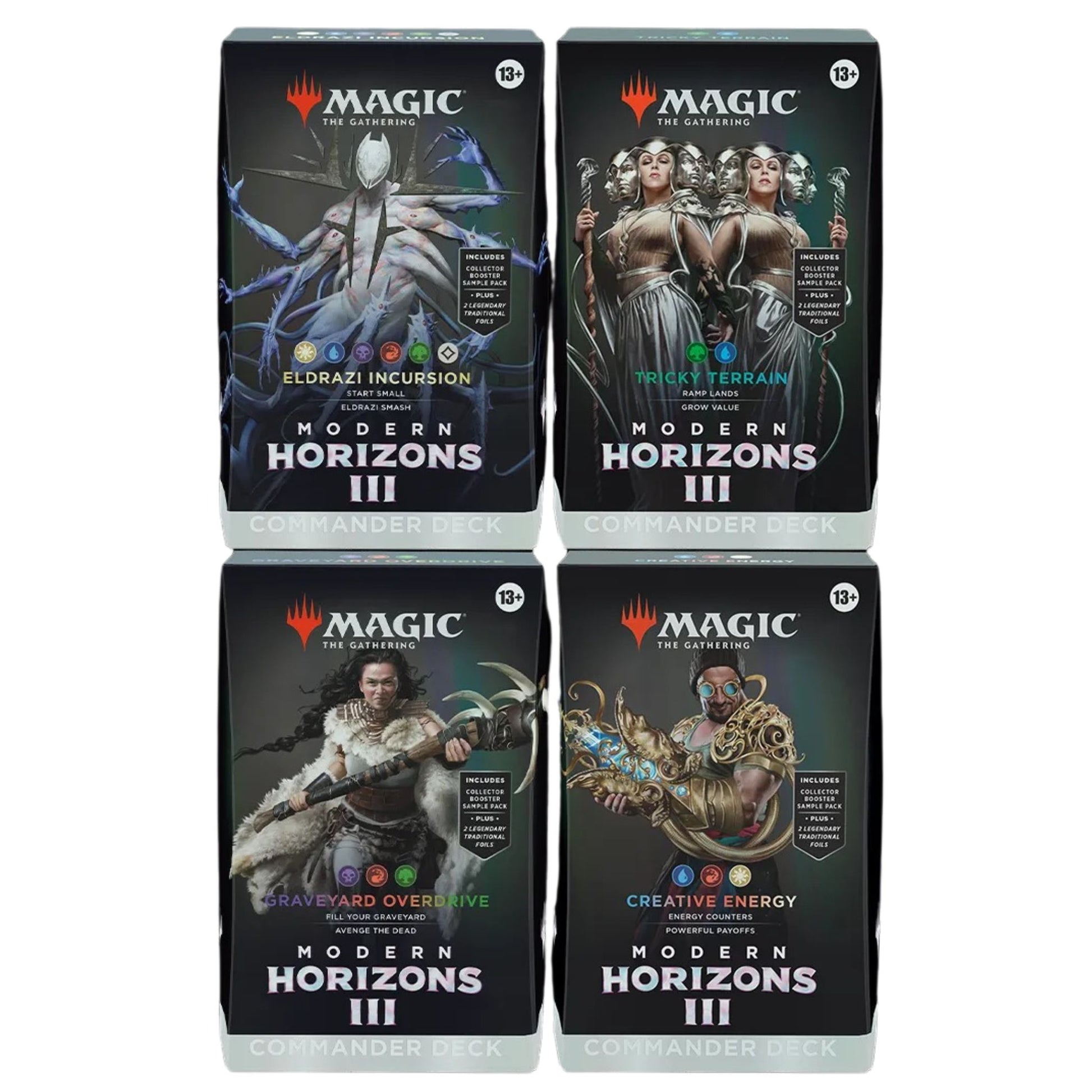 Magic The Gathering Modern Horizons 3 Commander Deck Set (4 Decks) Trading Card Market Magic The Gathering Modern Horizons 3 Commander Deck Set (4 Decks) Trading Card Market
