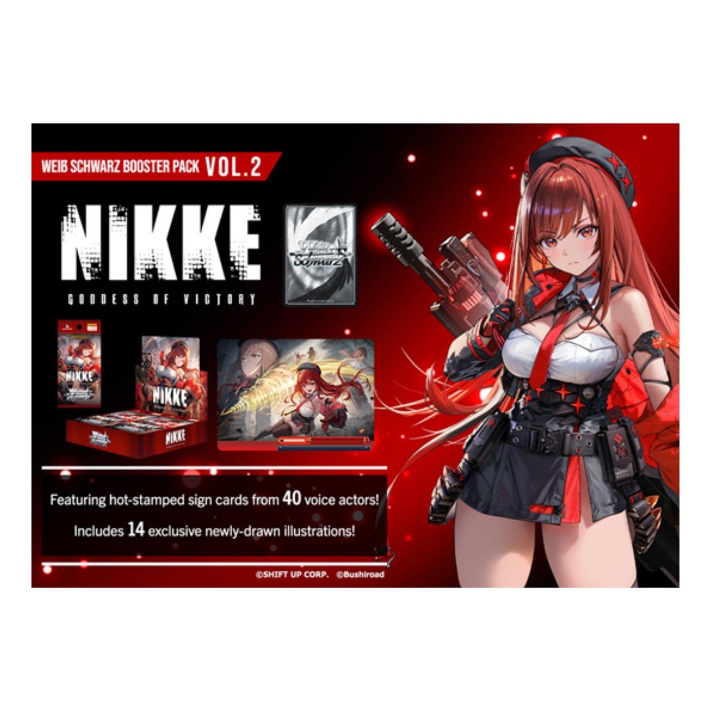 Weiss Schwarz Goddess of Victory Nikke Vol.2 Booster Box (Presell) - Trading Card Market