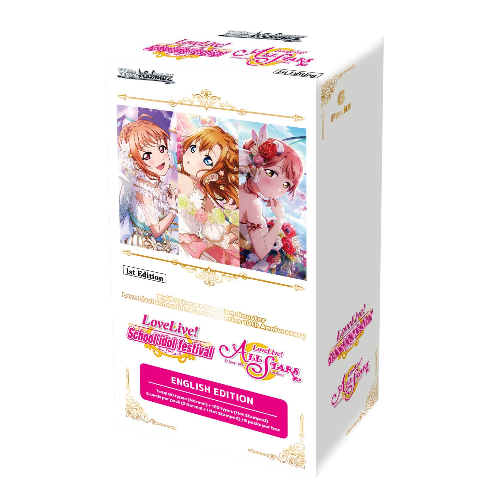 Weiss Schwarz Love Live! School Idol Festival 10th Anniversary Premium Booster Box - Trading Card Market