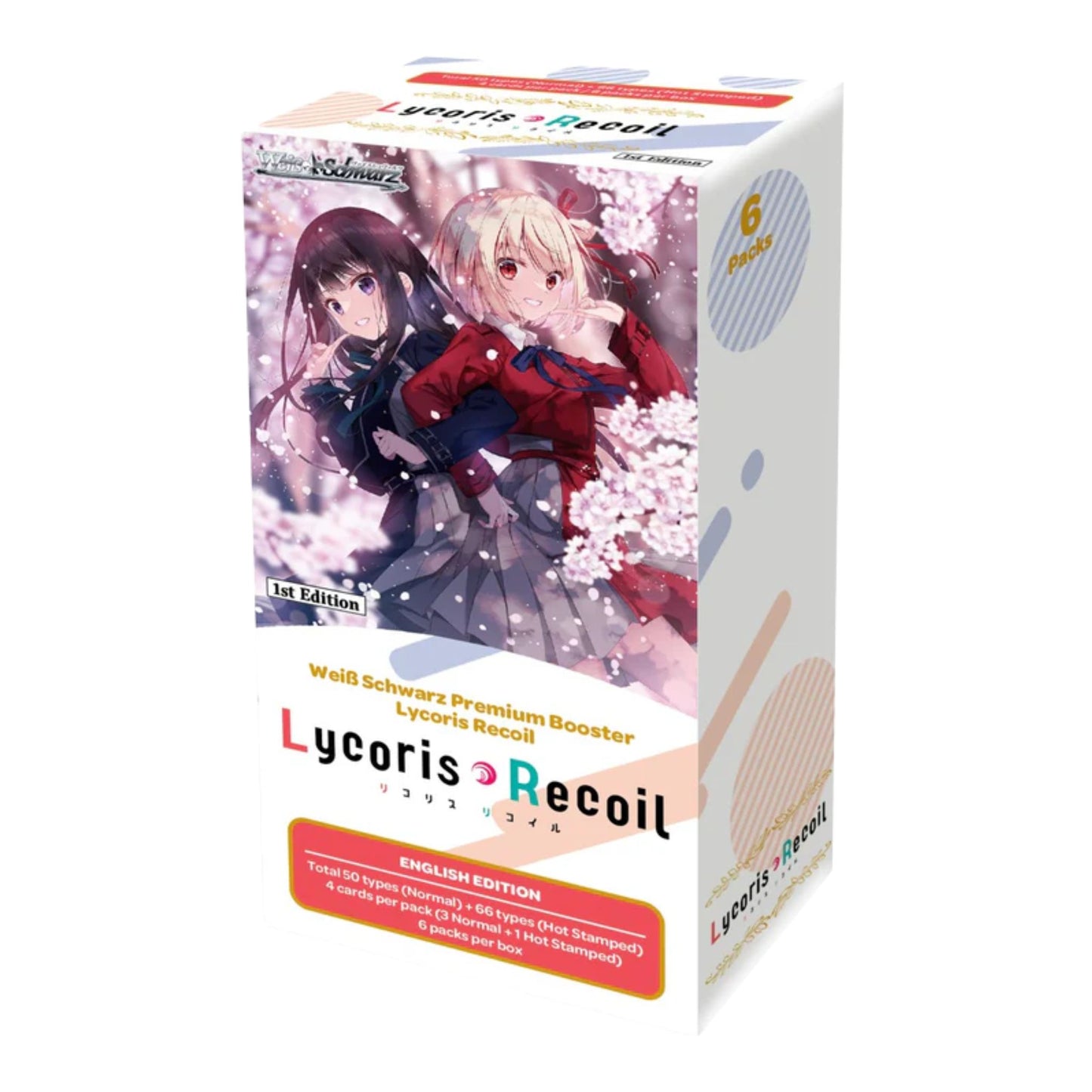 Weiss Schwarz Lycoris Recoil Premium Booster Box (Back - to - School Sale) - Trading Card Market