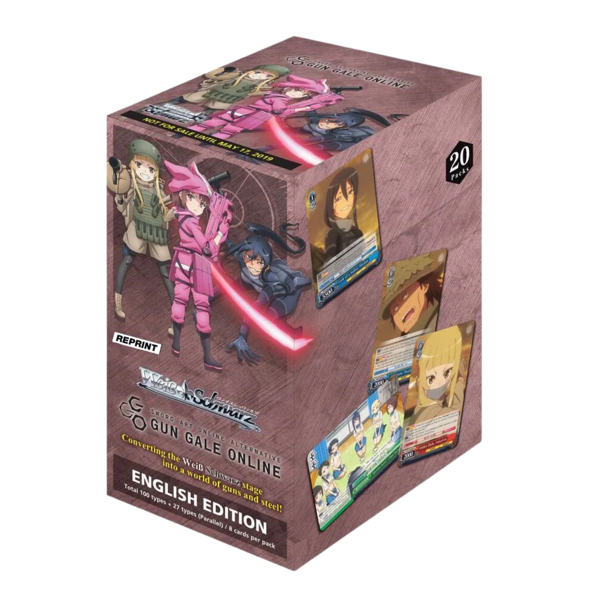 Weiss Schwarz SAO Alternative Gun Gale Online Booster Box (Reprint) - Trading Card Market