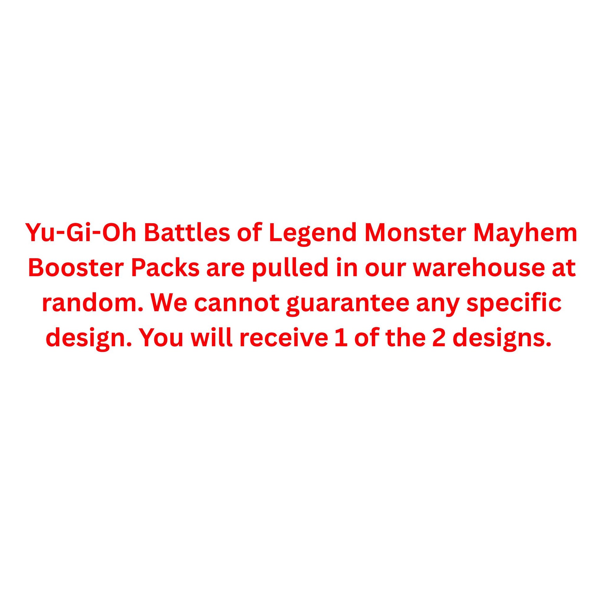 Yu-Gi-Oh Battles of Legend Monster Mayhem Booster Pack - Trading Card Market