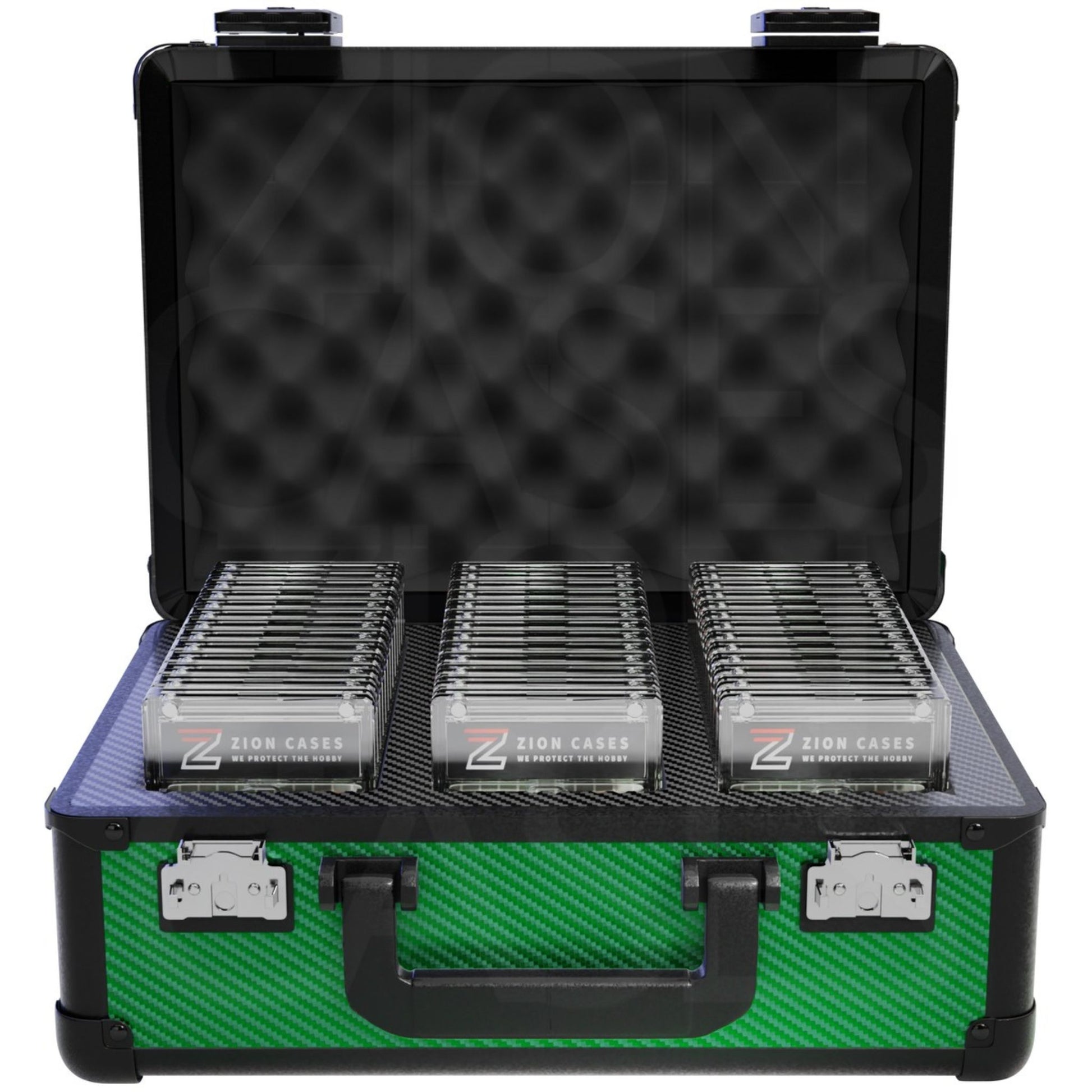 Zion Slab Case X (Carbon Fiber Green) - Trading Card Market