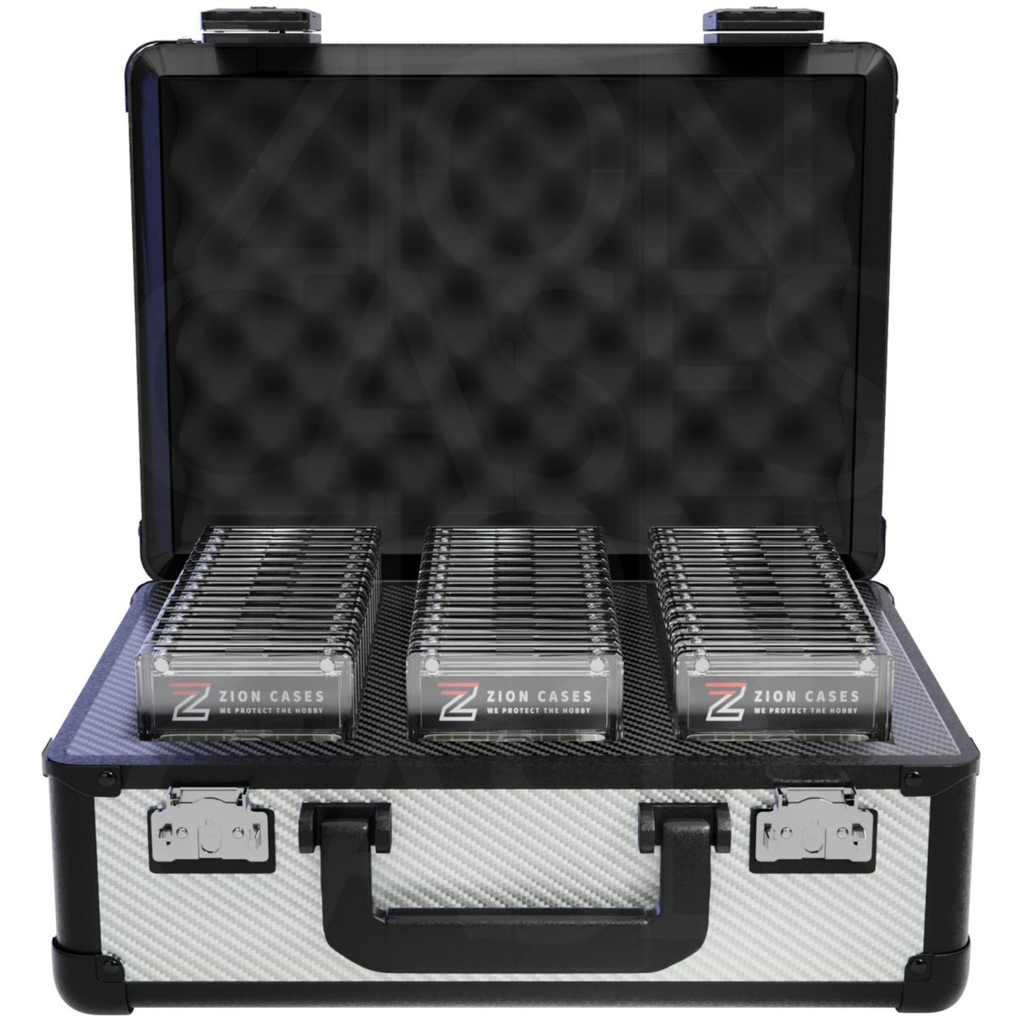 Zion Slab Case X (Carbon Fiber White) - Trading Card Market