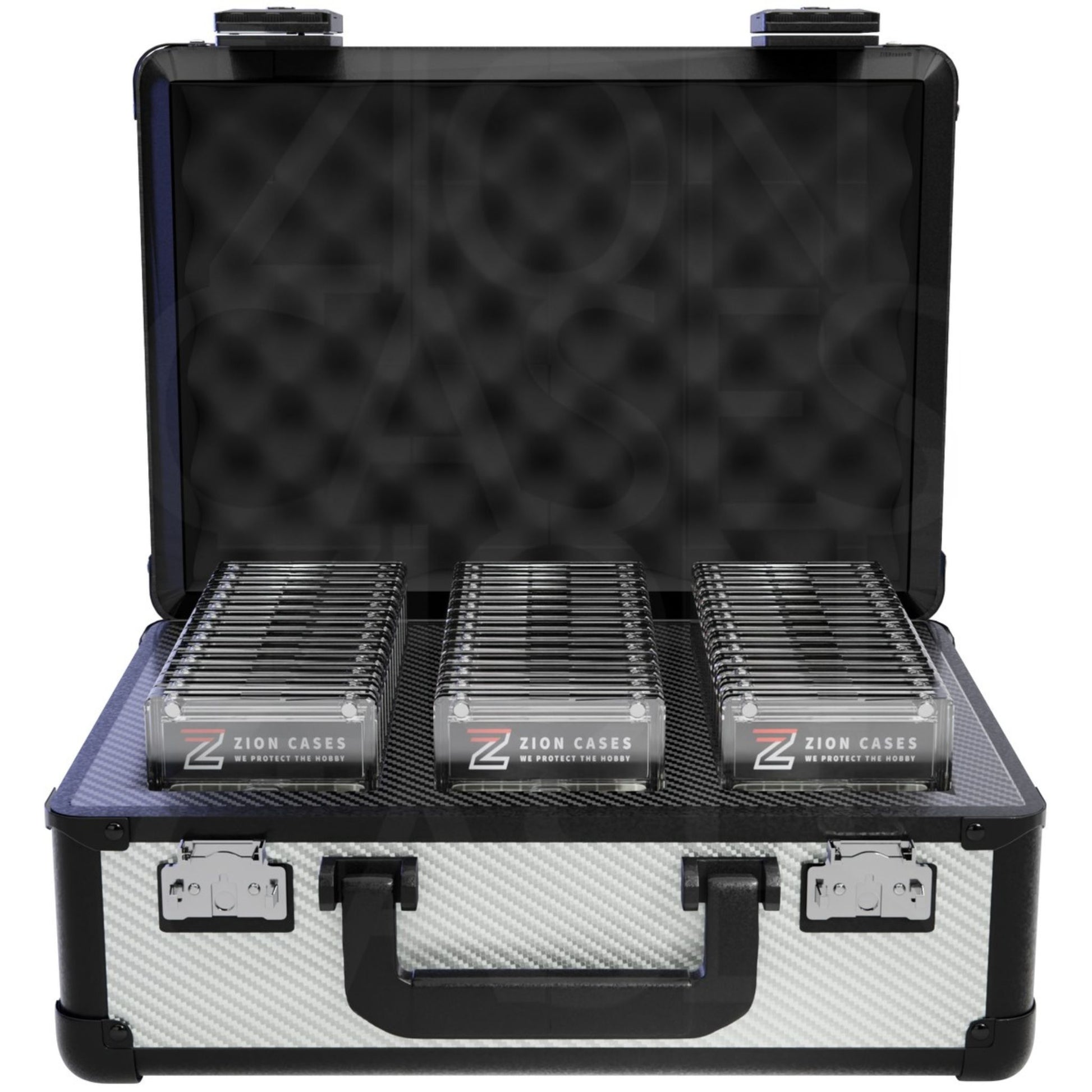 Zion Slab Case X (Carbon Fiber White) - Trading Card Market