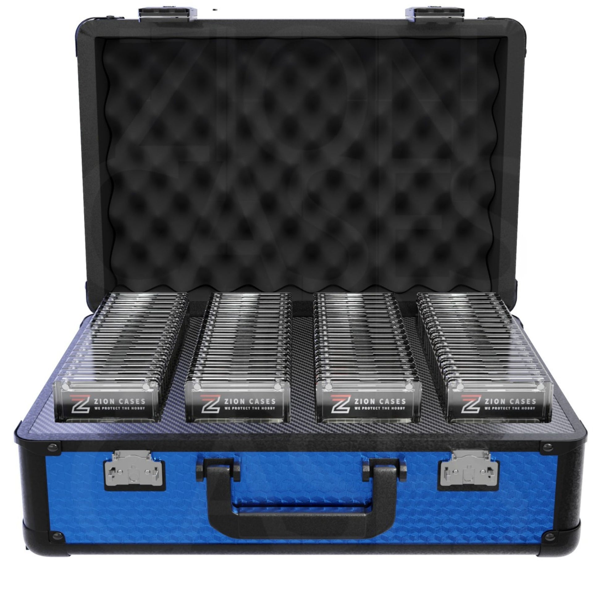 Zion Slab Case XL (Cubed Blue) Trading Card Market Zion Slab Case XL (Cubed Blue) Trading Card Market