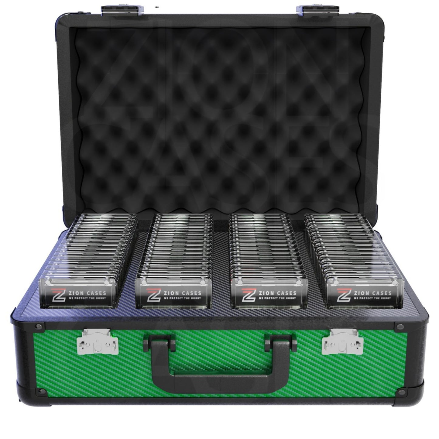 Zion Slab Case XL (Carbon Fiber Green) - Trading Card Market