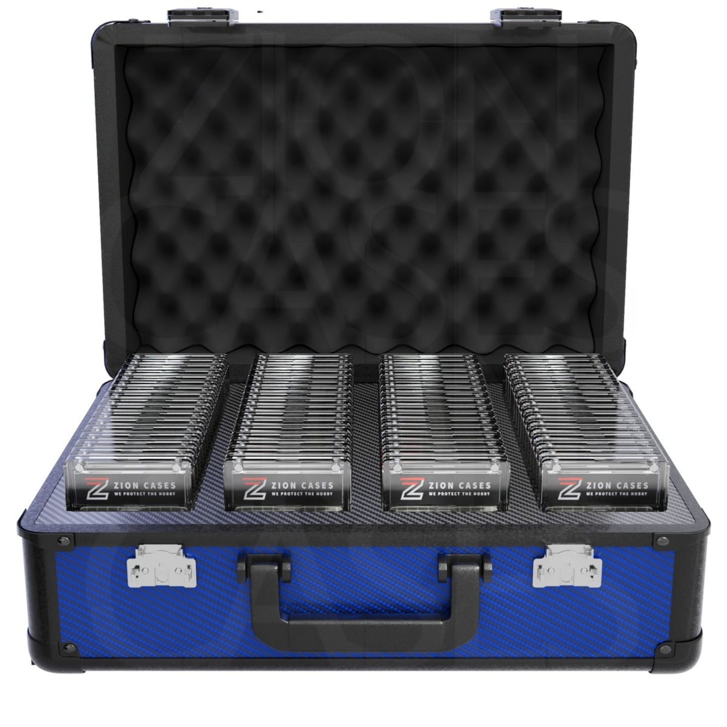 Zion Slab Case XL (Carbon Fiber Navy) - Trading Card Market