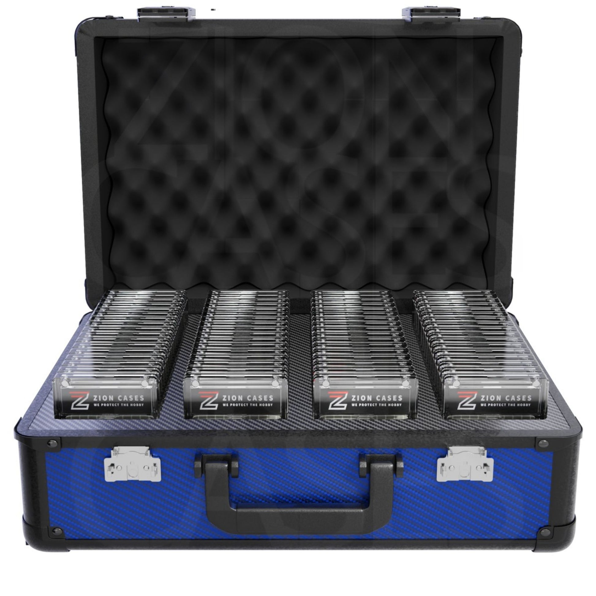 Zion Slab Case XL (Carbon Fiber Navy) - Trading Card Market