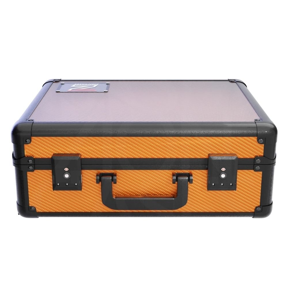 Zion Slab Case XL (Carbon Fiber Orange) - Trading Card Market