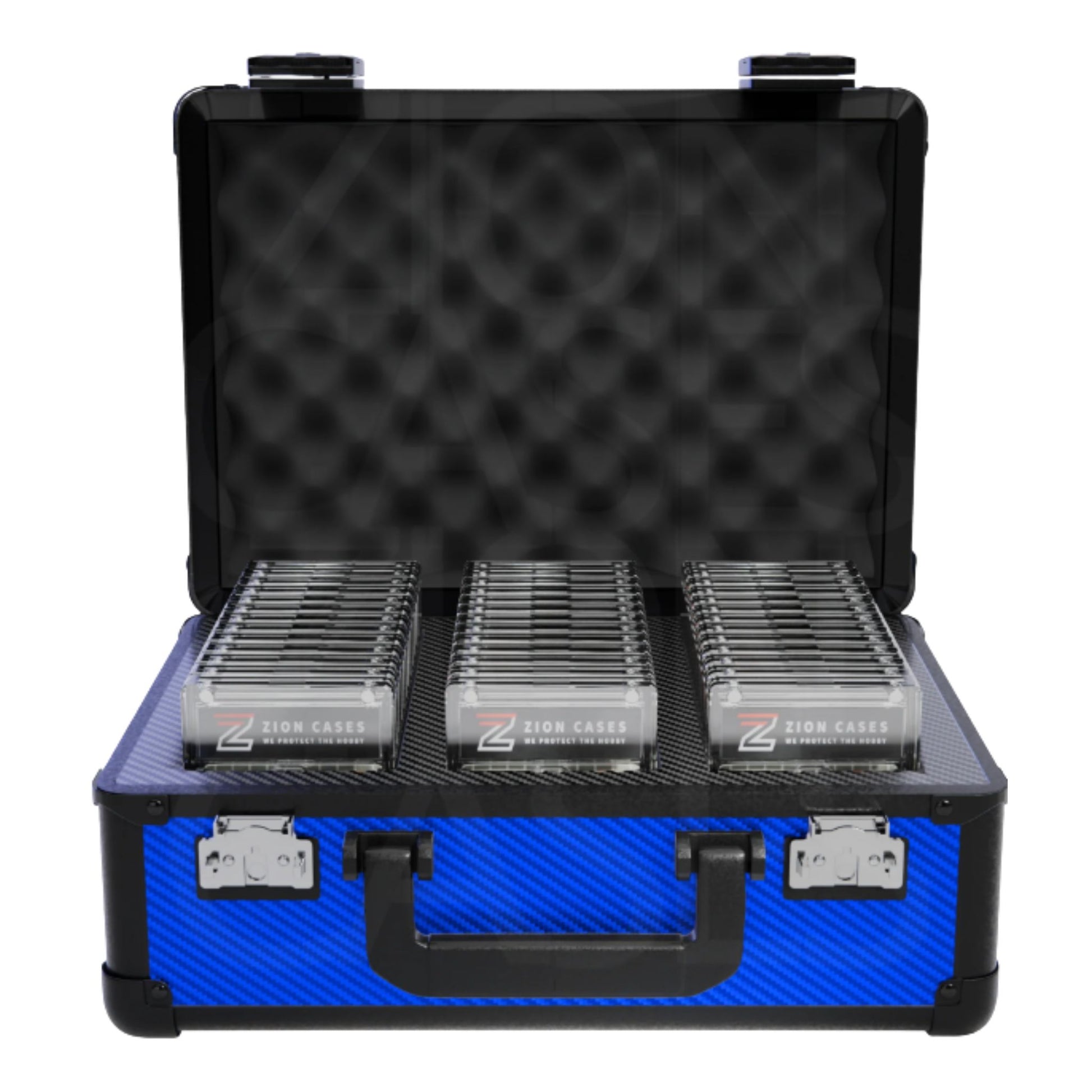 Zion Slab Case X (Carbon Fiber Blue) - Trading Card Market