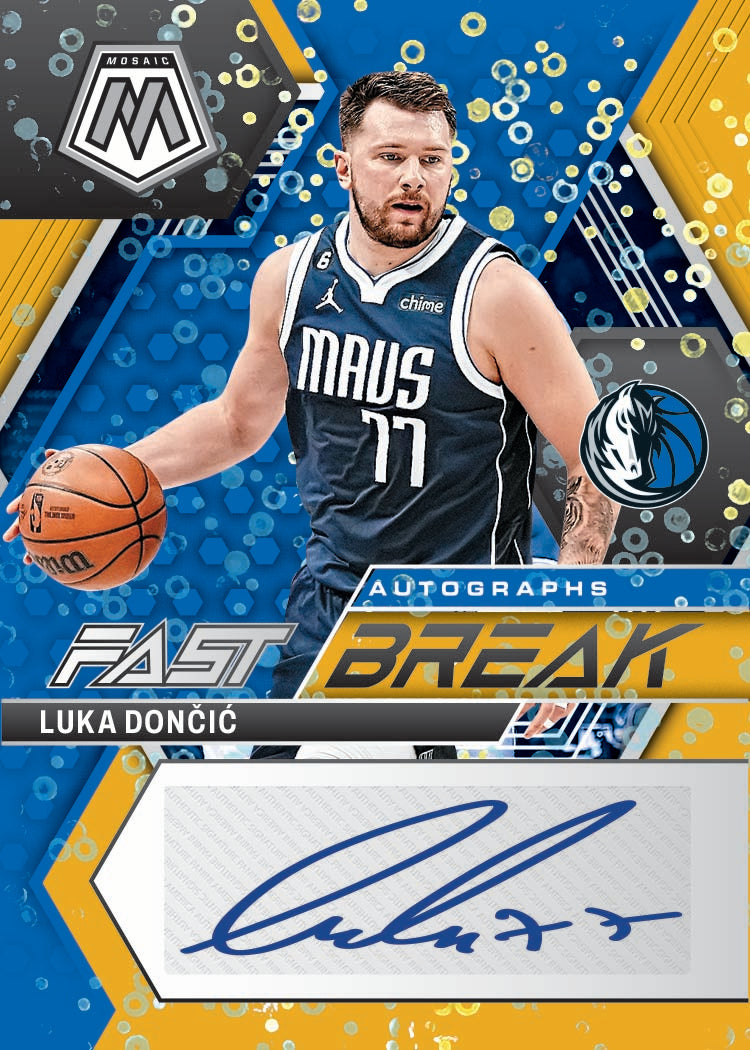 2022/23 Panini Mosaic Fast Break Basketball Hobby Box-Luka_Doncic
