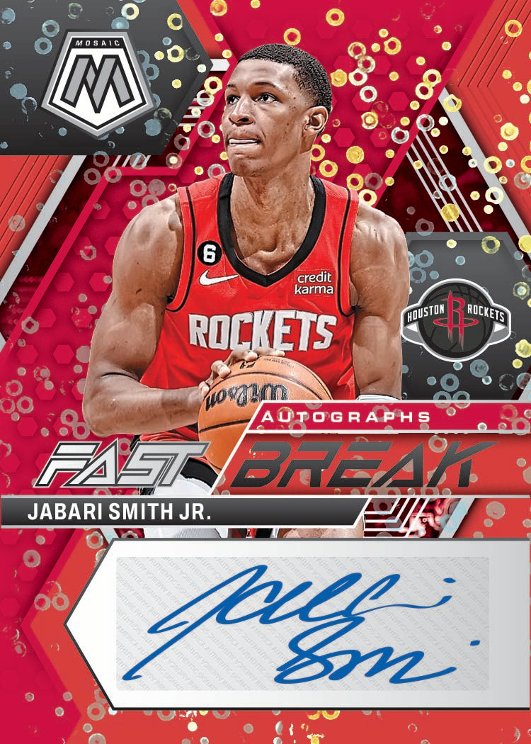 2022/23 Panini Mosaic Fast Break Basketball Hobby Box-Jabari_Smith