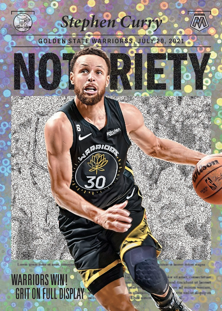 2022/23 Panini Mosaic Fast Break Basketball Hobby Box-Stephen_Curry