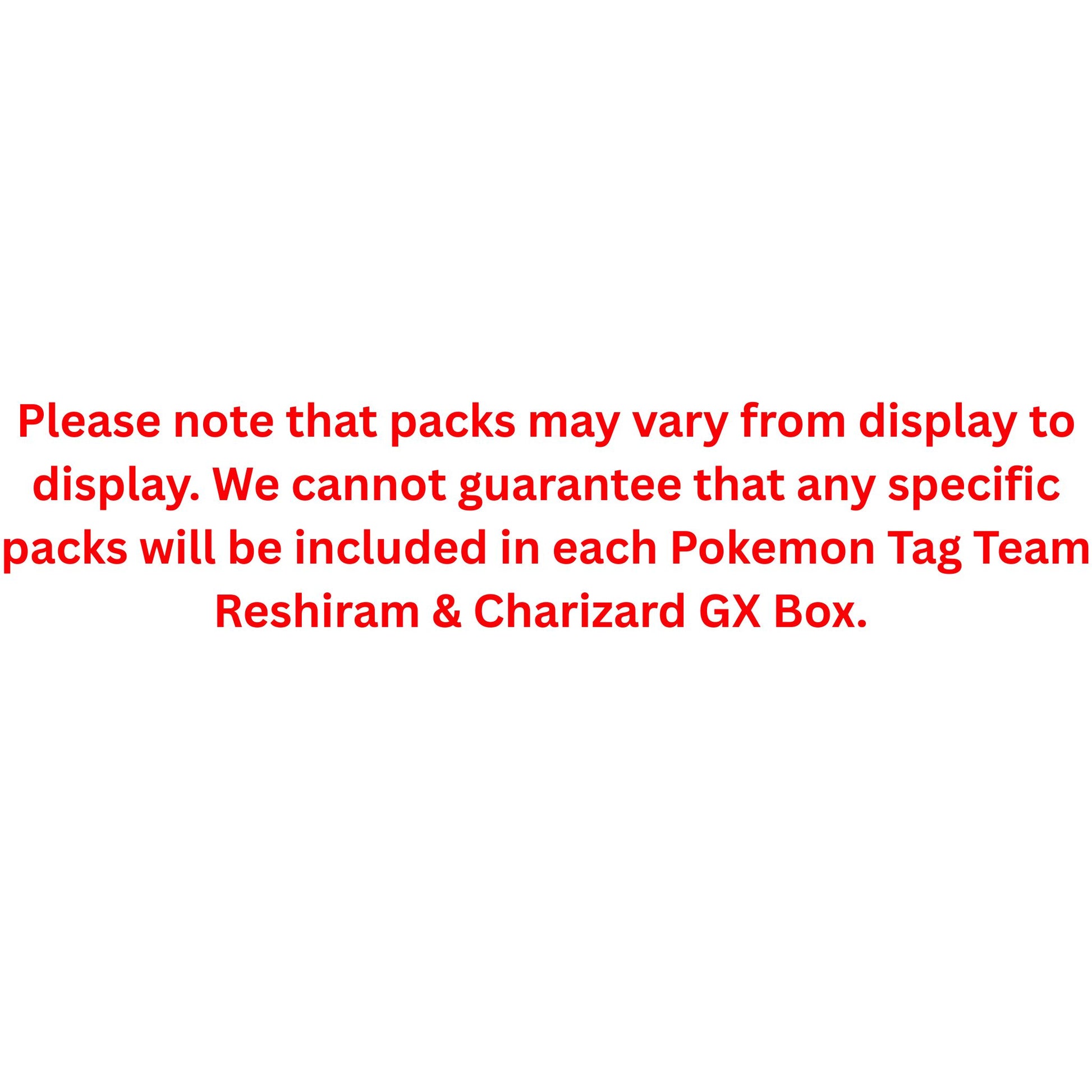Pokemon Tag Team Reshiram & Charizard GX Box - Trading Card Market